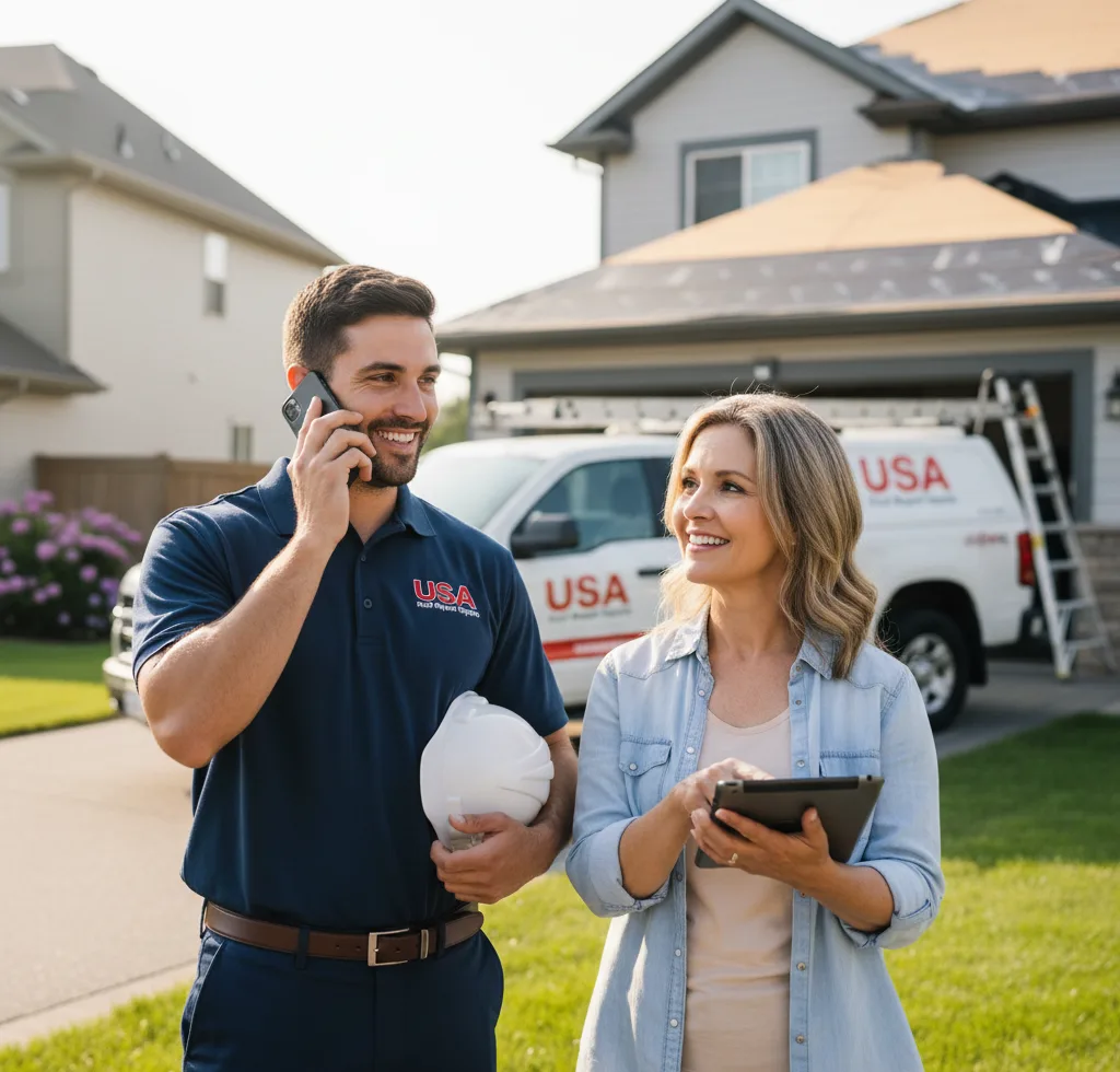 USA Roof Repair Experts customer support in Onawa